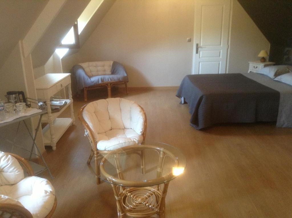 Chambres D'Hotes Le Pressoir Saint-Martin-de-Boscherville Szoba fotó